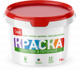 Краска акриловая для стен и потолков 14 кг Старатели