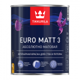 Краска инт. Tikkurila EURO Matt 3 А 9л