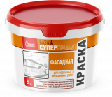 Краска Фасадная Супербелая база А 5л Старатели