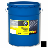 Краска дорожная чёрная 25 кг. "АК-511" /Ярославский колорит/