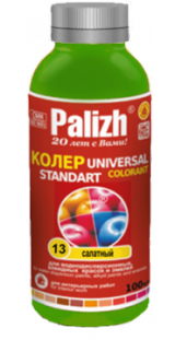 Паста универсальная колеровочная салатный ST-13, "Стандарт" 100 м. "Palizh"