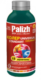 Паста универсальная колеровочная морская волна ST-15, "Стандарт" 100 м. "Palizh"