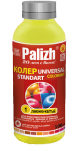 Паста универсальная колеровочная лимонно-желтый ST-01, "Стандарт" 100 м. "Palizh"