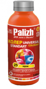 Паста универсальная колеровочная персик ST-25, "Стандарт" 100 м. "Palizh"