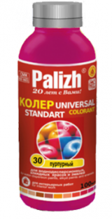 Паста универсальная колеровочная пурпурный ST-30, "Стандарт" 100 м. "Palizh"