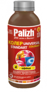 Паста универсальная колеровочная кофейный ST-04, "Стандарт" 100 м. "Palizh"
