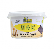 Лак для бань и саун «MASTER GOOD» 2,5 л.