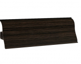 Плинтус с мягким краем 2,5 м/шт. 136 венге (45 шт./уп.) Ecoline