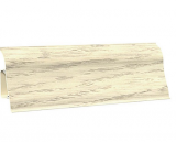 Плинтус с мягким краем 2,5 м/шт. 142 дуб беленый (45 шт./уп.) Ecoline