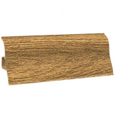 Плинтус с мягким краем 2,5 м/шт. 150 дуб темный (45 шт./уп.) Ecoline