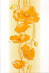 Декор Альба Маки солнечный 20*30