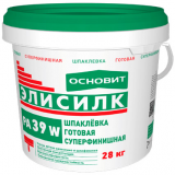 Шпаклевка готовая суперфинишная Основит Элисилк PA39 W 28кг