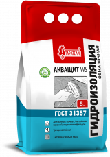 Гидроизоляция обмазочная АкваЩит W6 5кг Старатели