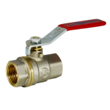 Кран шаровой лат. никел. 1001 Ду 25 Ру25 ВР полнопроходной рычаг Aquasfera 1001-03