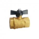 Кран лат.шаровый REMSAN ДУ-15 Г/Г ручка бабочка