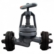 Клапан запорн сталь 15с52нж10 Ду 15 Ру63 фл в комплекте с отв/фл ИКАР