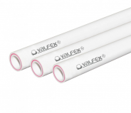 Труба PP-R сер арм стекловолокном Дн 20х3,4 Ру25 SDR6 Т<95С L=4м VALFEX 10106020Г