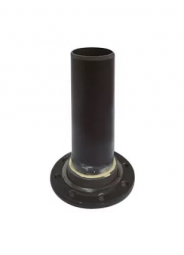 Патрубок 110 гладкий с метал. фланцем