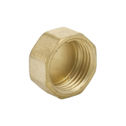 Заглушка латунная (колпак) Ду-15 внутр. резьба