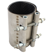 Хомут ремонтн сталь нерж Ду 50 односторонн L=200мм