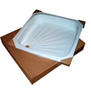 Поддон сталь квадрат 800х800мм рифленый без сифона Сантэкс (Гомель)