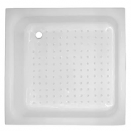 Поддон чугунный прямоугольный 0,8х0,8х0,167м с антискольжением