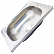 Мойка сталь нержавеющая 500х500 накладная