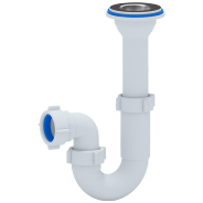 Сифон для умывальника трубный Ани с выпуском нерж/сетка 1 1/4""x32 DB2000 АНИ Пласт