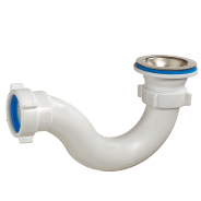 Сифон для душевого поддона трубный нерж/сетка PP 1 1/2"х40 А4258 Орио