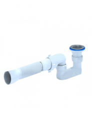 Сифон АНИ для душевого поддона плоский 1 1/2"х40 с гт 40x50 (Е015)