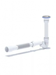 Сифон Ани для биде 1 1/4"х32, нерж. вып., с гт 32x32/40 (BD1015)