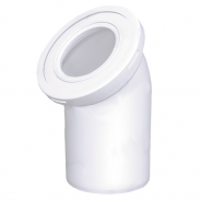 Отвод для унитаза 45 гр. (W 4220)