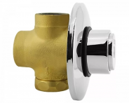 Кран смывной ВАРИОН (арт. 8490900) нажимной настенный для унитаза/чаша ГЕНУЯ