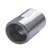 Муфта стяжная 1" - 3/4" с накидной гайкой (хром)