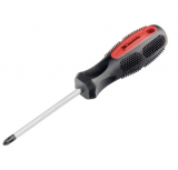 Отвертка "MATRIX" SL6,0 / Ph2 мм, двухстороння, комбинир., CrV, двухкомп, рукоятка