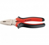 Плоскогубцы, MATRIX, 200 мм, NICKEL, двухкомпонентные рукоятки