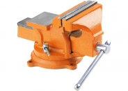 Тиски слесарные "SPARTA"125 мм, поворотные, с наковальней