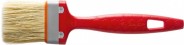 ЗУБР 63 мм, 2,5", светлая натуральная щетина, пластмассовая ручка, кисть плоская УНИВЕРСАЛ-СТАНДАРТ