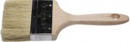 ЗУБР 100 мм, 4", щетина натуральная светлая, деревянная ручка, кисть плоская УНИВЕРСАЛ-ЭКСПЕРТ
