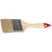 STAYER 63 мм, 2,5", светлая натуральная щетина, деревянная ручка, кисть плоская
