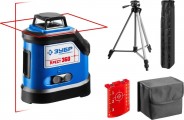 ЗУБР КРЕСТ 360 №2 нивелир лазерный 360°, 20м/70м (с приемником), штатив (56-152см), 20м, точн. +/-0,3 мм/м