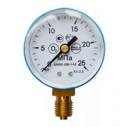 Манометр кислородный 2,5 МПа 25 кгс/см.кв.