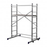 СИБИН максимальная высота платформы 110 см, алюминий, максимальная нагрузка 150 кг, вышка-тура 38840-3