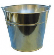 Ведро, 12л, стальное, оцинкованное