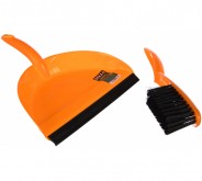 DEXX длина 260 мм, щетина 55 мм, корпуса оранжевый, щетка-сметка в комплекте с совком 39026