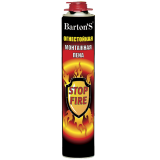Монтажная пена STOP FIRE огнестойкая 750мл BARTON`S