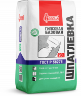Шпатлевка Гипсовая Базовая Старатели 20 кг