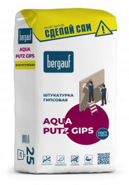 Bergauf Aqua Putz Gips 25 кг Штукатурка гипсовая