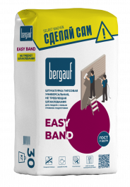 Bergauf Easy Band 30 кг Штукатурка гипсовая для людей с любым уровнем подготовки