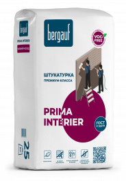 Bergauf Prima Interier 25 кг Штукатурка премиум класса